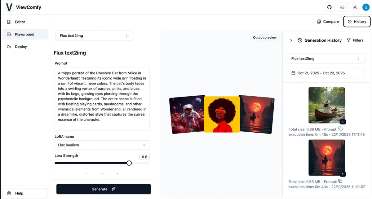 ViewComfy App Builder Demo ViewComfy App Builder